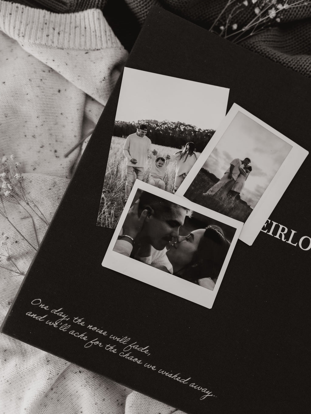 My Family Heirlooms Linen Album - (Beige Wash)