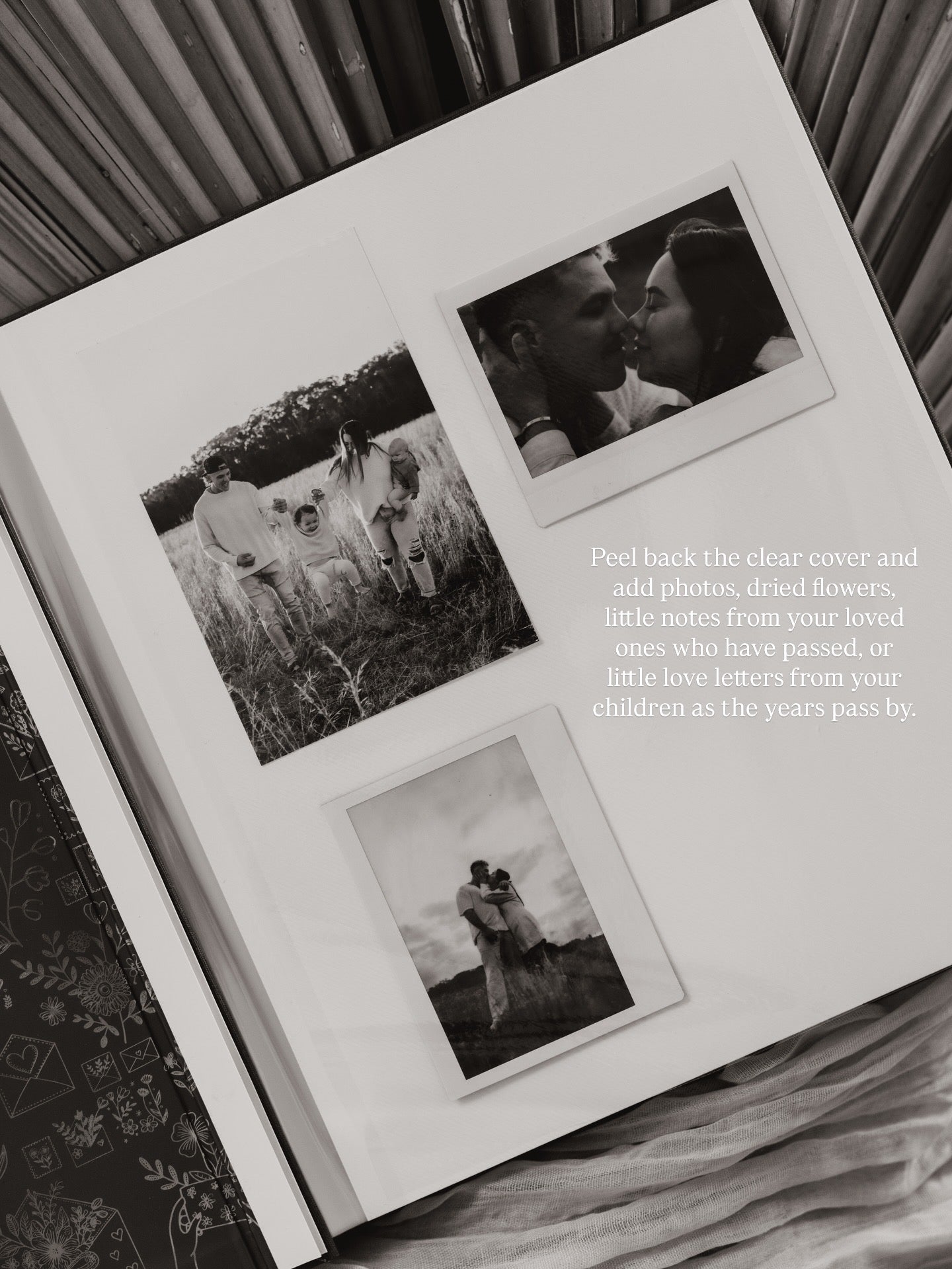 My Family Heirloom Linen Album - (Coffee)