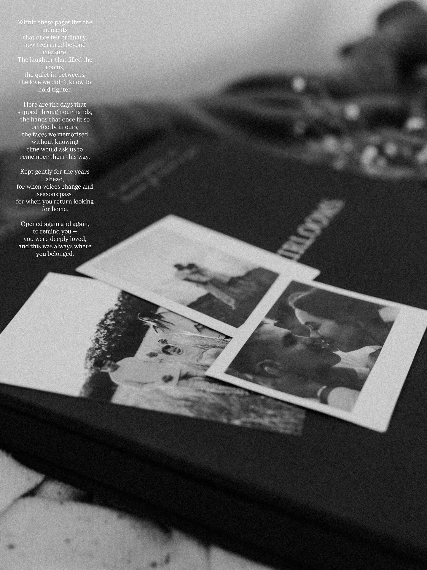 My Family Heirlooms Linen Album - (Beige Wash)